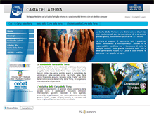 Tablet Screenshot of cartadellaterra.it